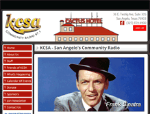 Tablet Screenshot of kcsaradio.com